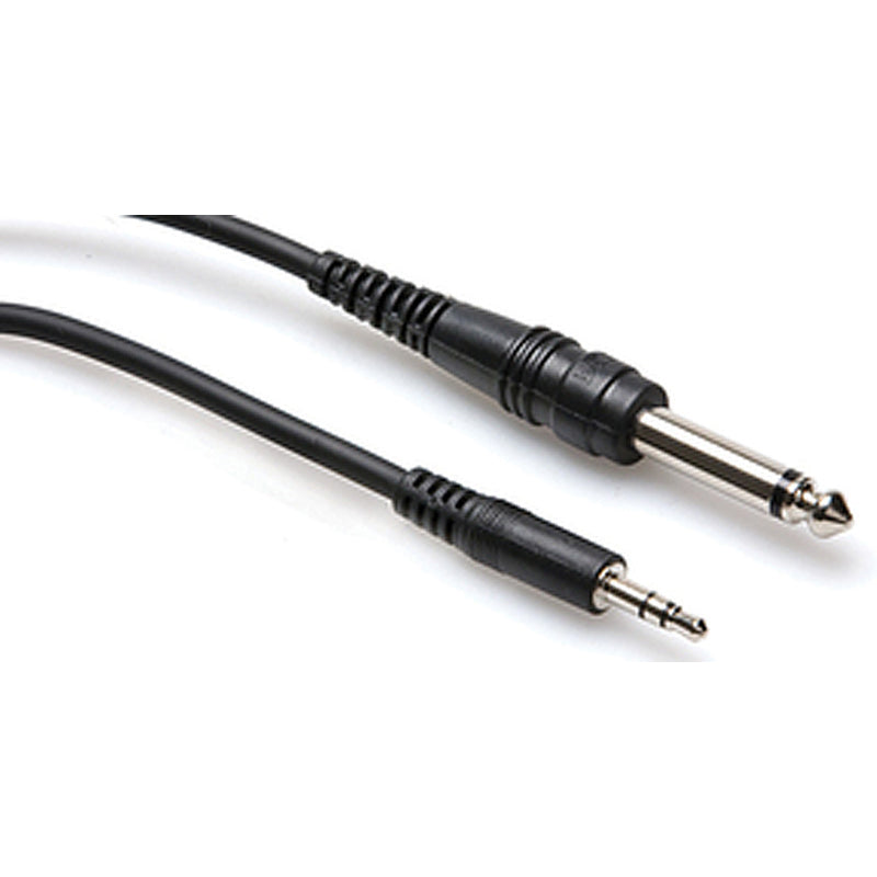 5′ Stereo Mini to ¼” Phono Cable